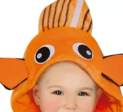 Costume da pesciolino arancione per bebè