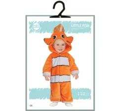 Costume da pesciolino arancione per bebè