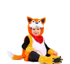 Costume da piccola volpe con coda per bebè