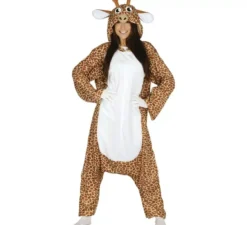 Costume da pigiama giraffa per adulti