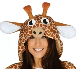 Costume da pigiama giraffa per adulti