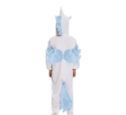 Costume da pigiama unicorno blu per bambini