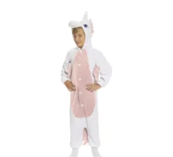 Costume da pigiama unicorno rosa perbambina