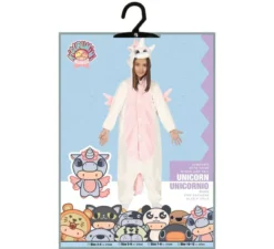 Costume da pigiama unicorno rosa perbambina