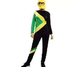 Costume da pilota bob giamaicano per adulti