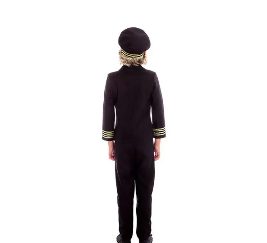 Costume da pilota da capitano di volo per bambino