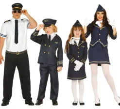 Costume da pilota di aereo per uomo