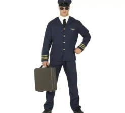 Costume da pilota di aereo per uomo