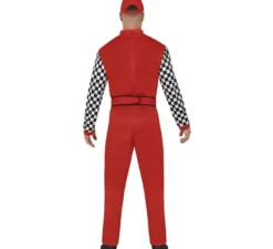Costume da pilota di Formula 1 rosso per uomo