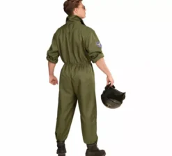 Costume da pilota di jet da combattimento da uomo