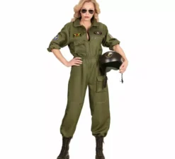 Costume da pilota di jet da combattimento per donna