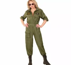 Costume da pilota di jet da combattimento per donna