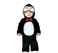 Costume da pinguino con cappuccio per bambino