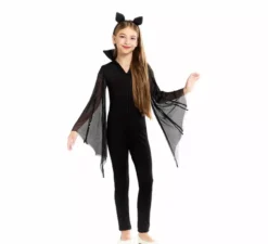 Costume da pipistrello con orecchie per bambine