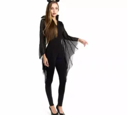 Costume da pipistrello con orecchie per donna