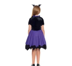 Costume da pipistrello lilla per bambina