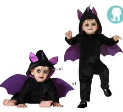 Costume da pipistrello nero per bambino e neonato
