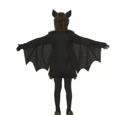 Costume da pipistrello peloso scuro per bambino