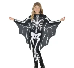 Costume da pipistrello scheletro per bambini
