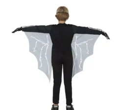 Costume da pipistrello scheletro per bambini