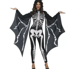 Costume da pipistrello scheletro per donna