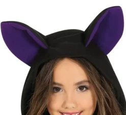 Costume da pipistrello viola per bambina