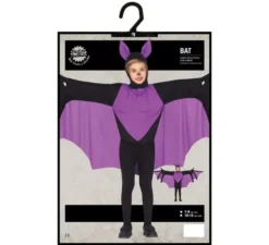 Costume da pipistrello viola per bambini