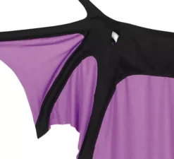 Costume da pipistrello viola per bambini