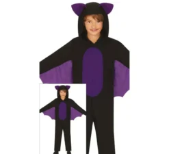 Costume da pipistrello viola per ragazzo