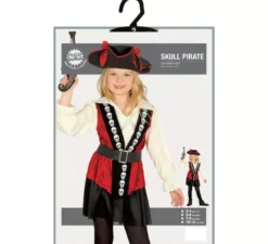 Costume da Pirata con Teschio per bambina