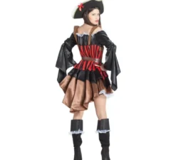 Costume da pirata con volant per donna