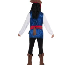 Costume da Pirata dei Caraibi con cappello per uomo