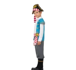 Costume da pirata teschio con cappello per bambino