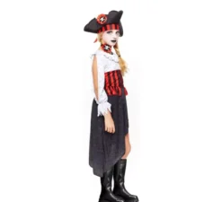 Costume da pirata zombie per bambina