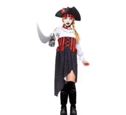 Costume da pirata zombie per bambina