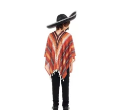 Costume da pistolero messicano con poncho per bambino