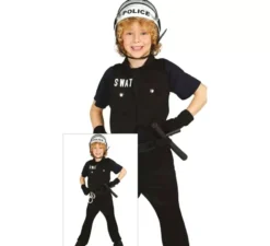 Costume da polizia swat per bambini