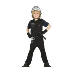 Costume da polizia swat per bambini