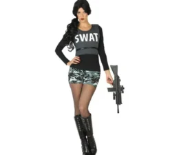 Costume da polizia SWAT per donna
