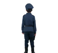 Costume da poliziotto con walkie-talkie per bambini