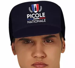 Costume da poliziotto francese con portabevande per uomo