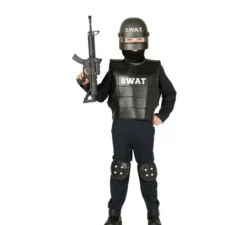 Costume da poliziotto swat per bambino