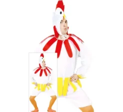 Costume da pollo per un uomo