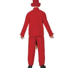 Costume da pompiere con manichetta a sorpresa per uomo