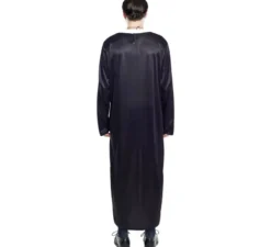 Costume da prete nero per uomo