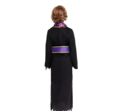 Costume da prete sanguinario nero con stola per bambino