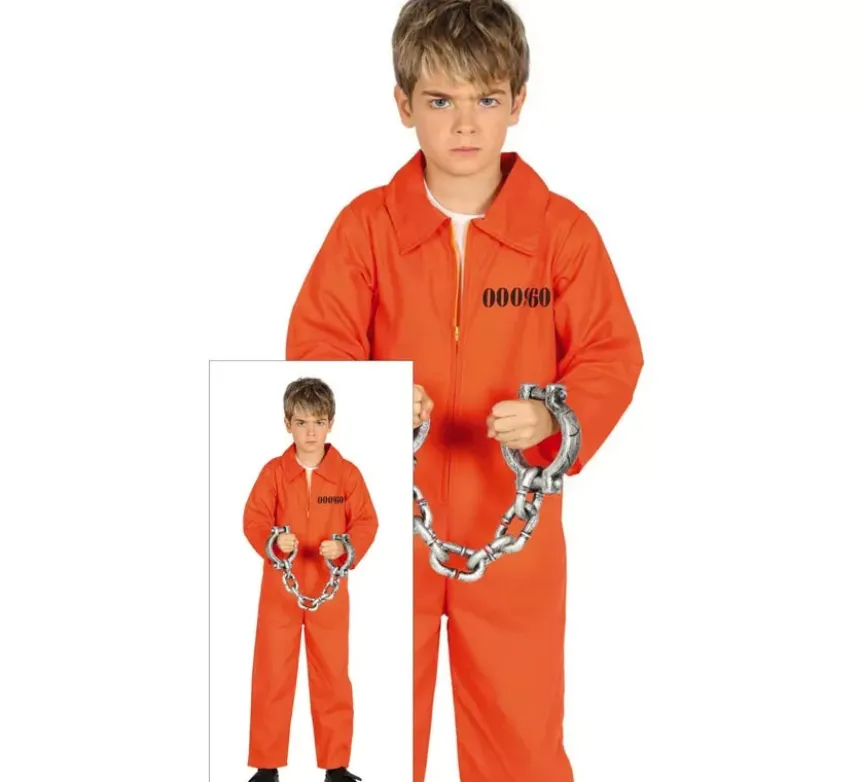 Costume da prigione per un bambino