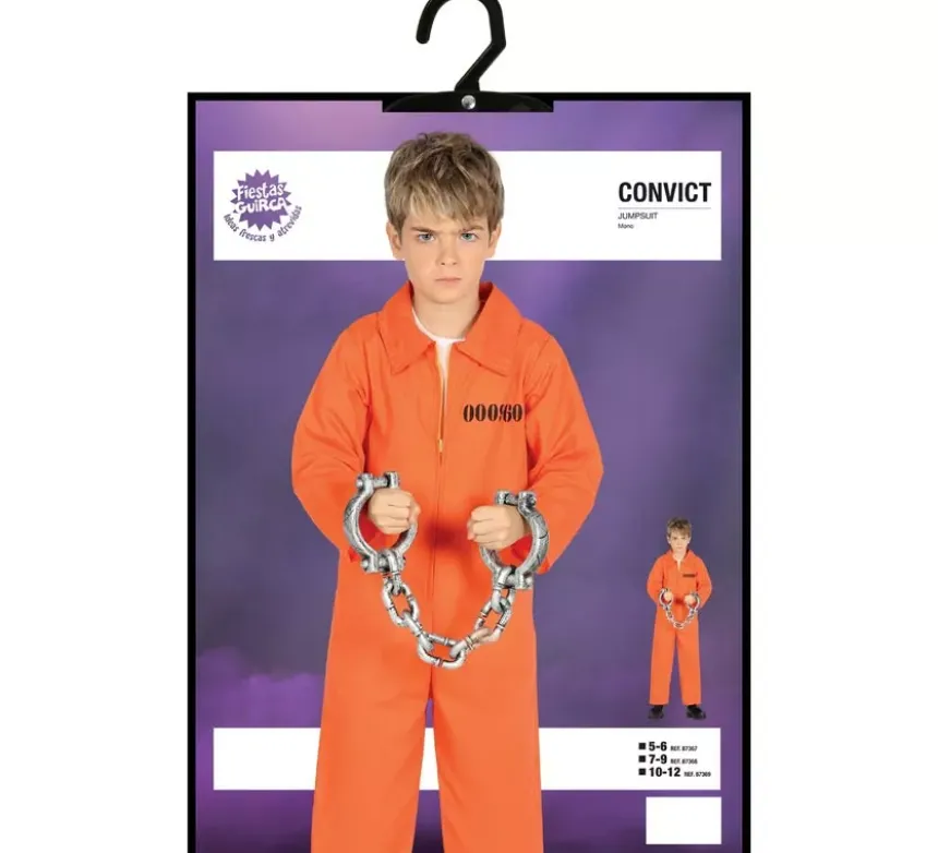 Costume da prigione per un bambino