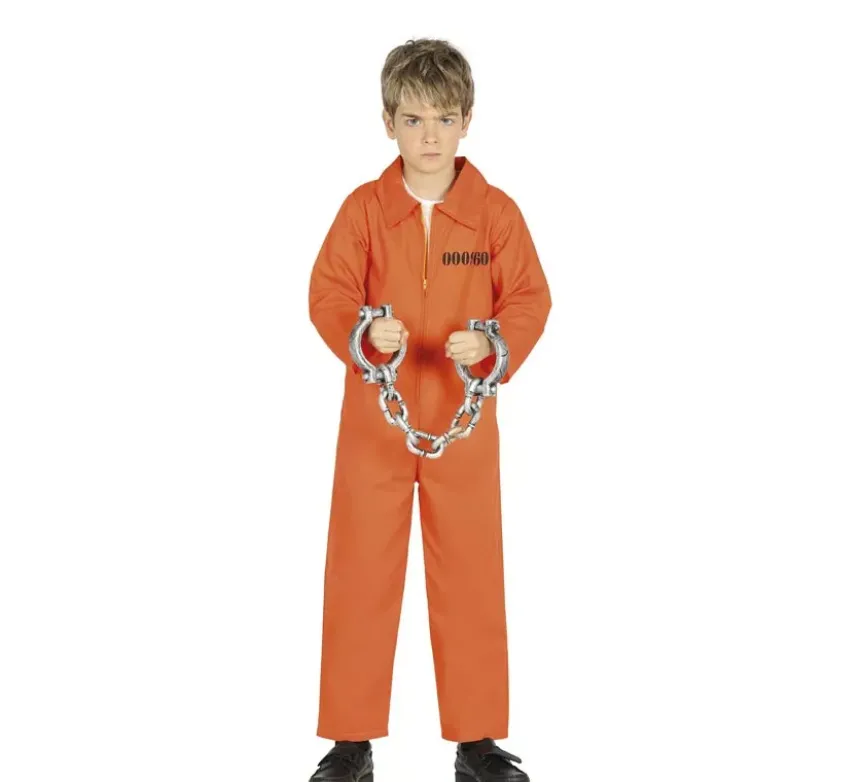 Costume da prigione per un bambino
