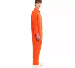 Costume da prigioniero arancione per uomo
